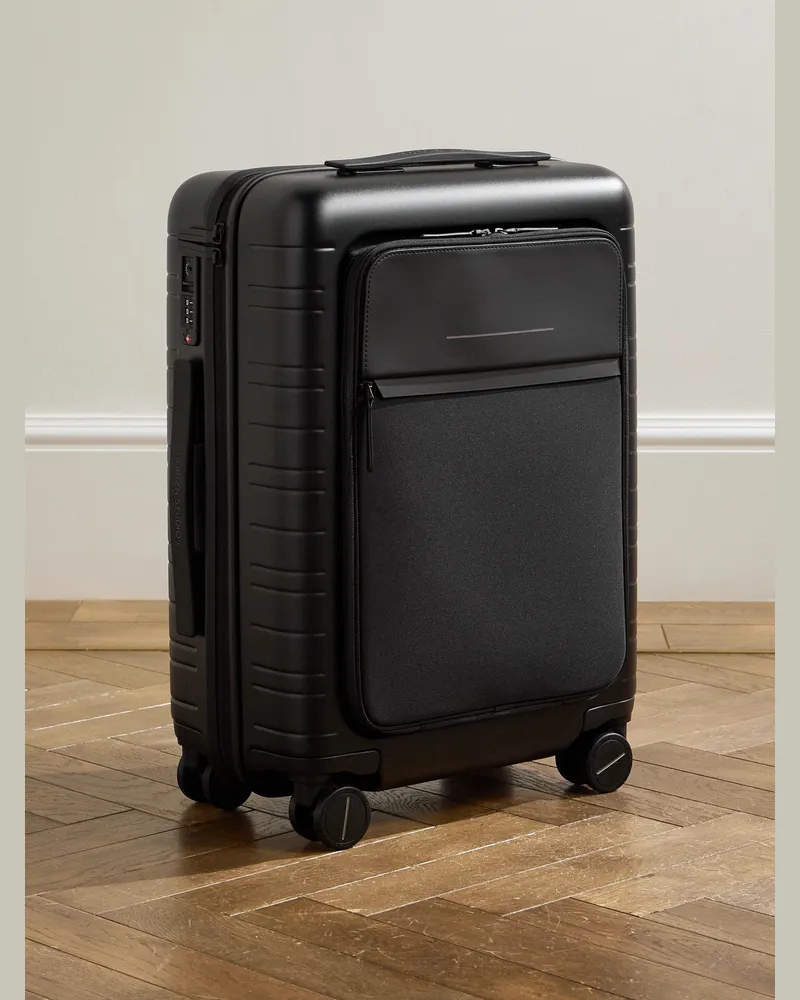 HORIZN STUDIOS M5 Cabin Essential Handgepäckkoffer aus Polycarbonat und Nylon, 55 cm Schwarz