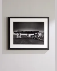 Sonic Editions 1948 Fly In, Drive in – Gerahmter Fotodruck, 41 x 51 cm Schwarz