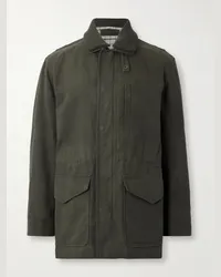 PURDEY Range Parka aus einer Baumwoll-Leinenmischung Grün