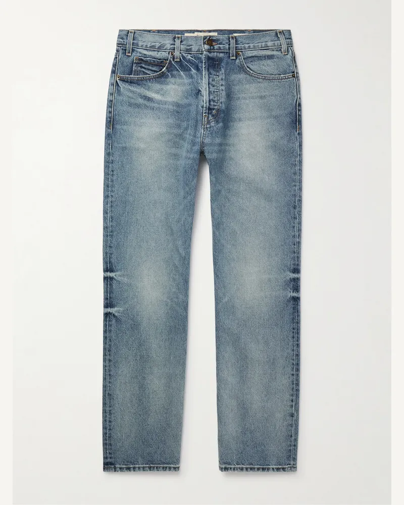 Nili Lotan Billie gerade geschnittene Jeans Blau