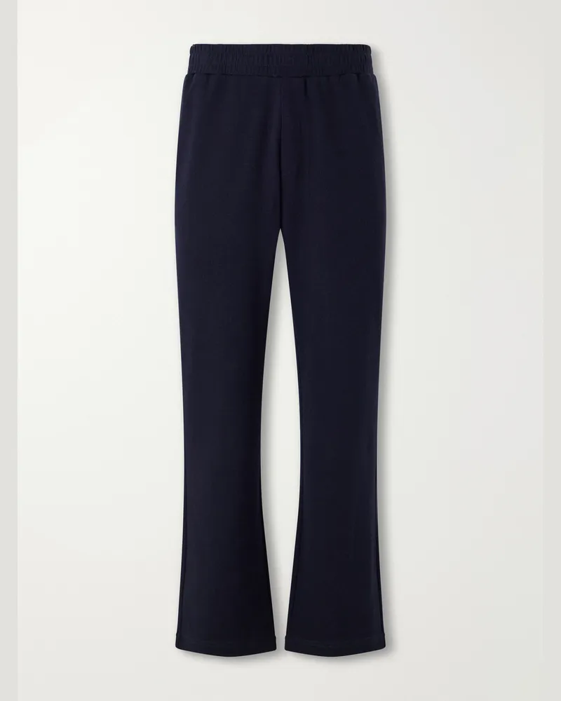 MR P. Cotton-Blend Jersey Sweatpants Blue