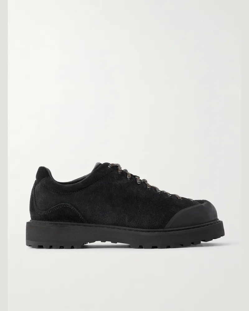 Diemme Ampezzo Wander-Sneakers aus Veloursleder Schwarz