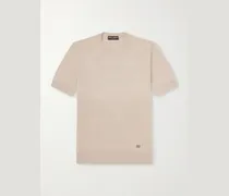 Linen-Blend T-Shirt