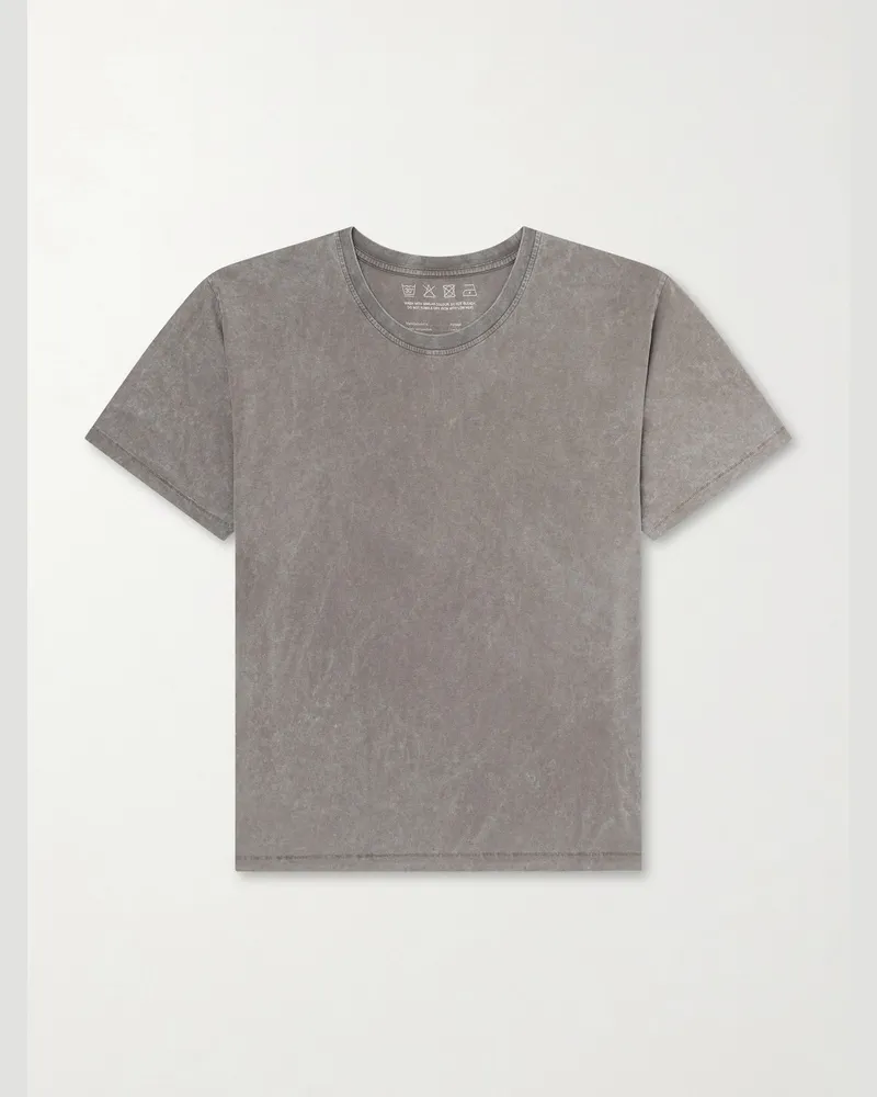Mfpen Washed Cotton-Jersey T-Shirt Gray