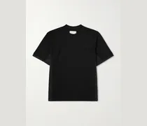 Appliquéd Shell-Trimmed Cotton-Jersey T-Shirt