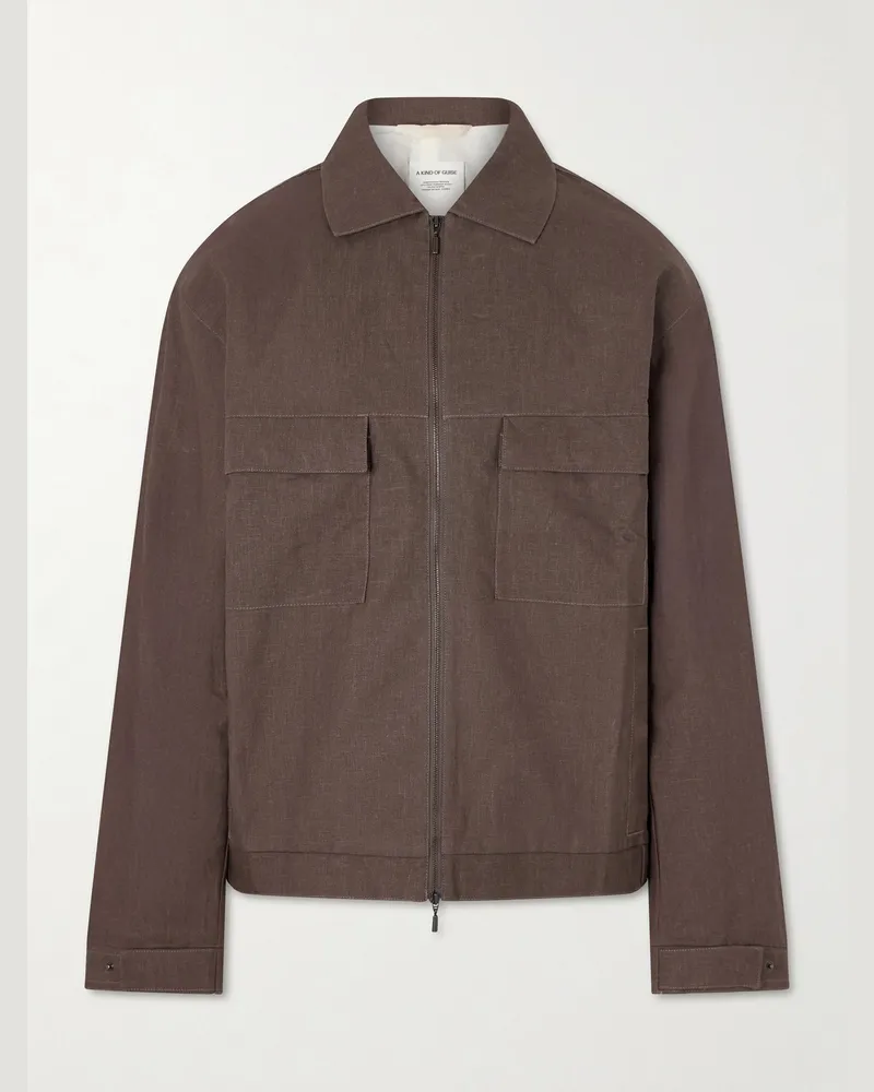 A Kind Of Guise Embu Linen Jacket Brown
