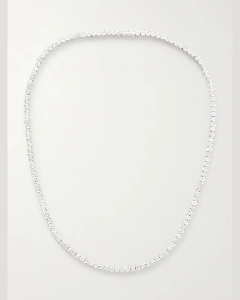 Hatton Labs Odyssey Kette aus Silber mit Cubic Zirkonia Silber