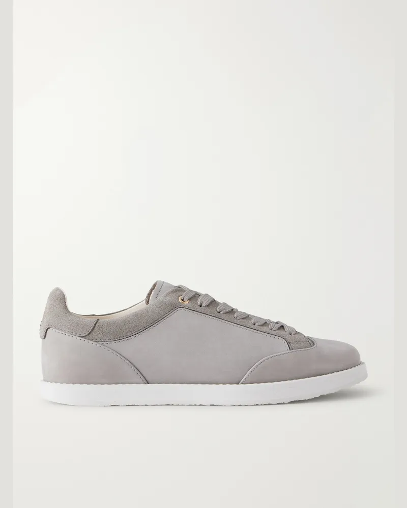 Brunello Cucinelli Suede Sneakers Gray