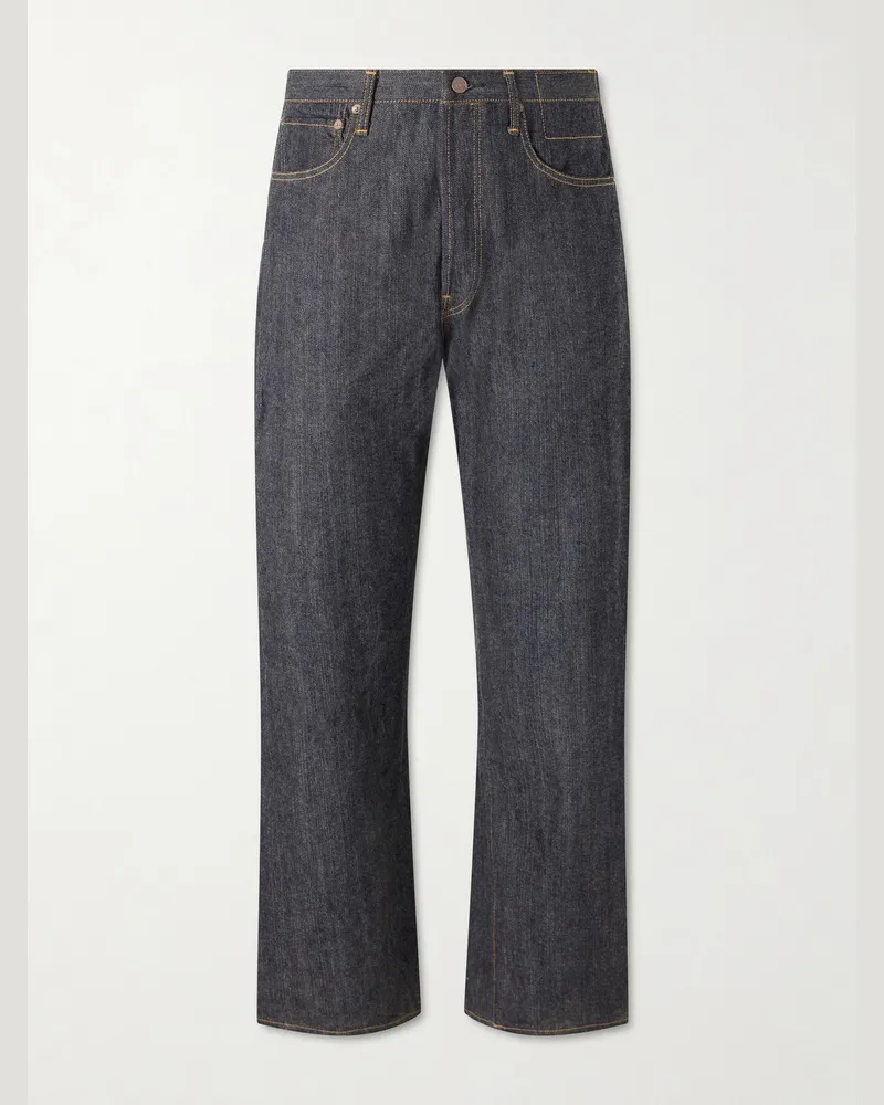 Visvim Social Sculpture Wide-Leg Jeans Blue