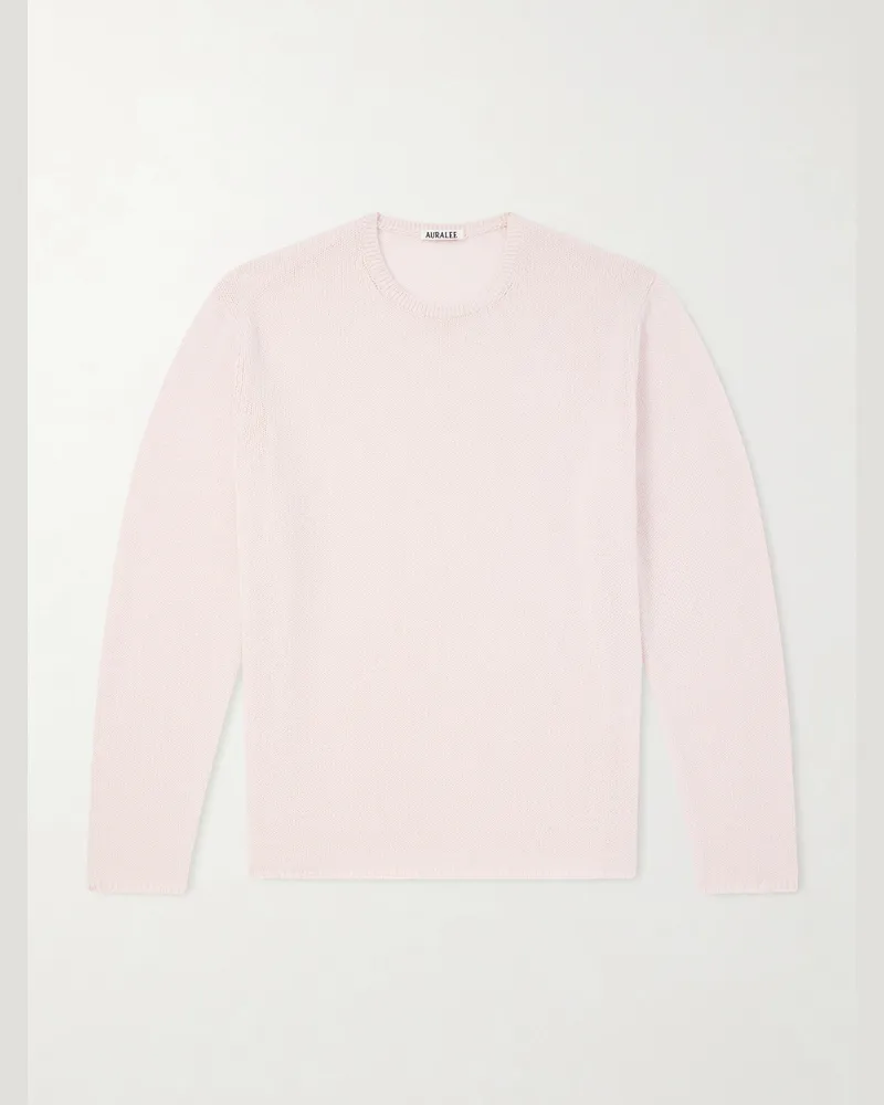 AURALEE Cashmere Sweater Pink