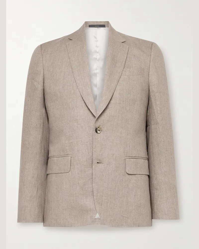 Paul Smith Delave Sakko aus Leinen Neutral
