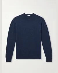 Sunspel Pullover aus Kaschmir Blau