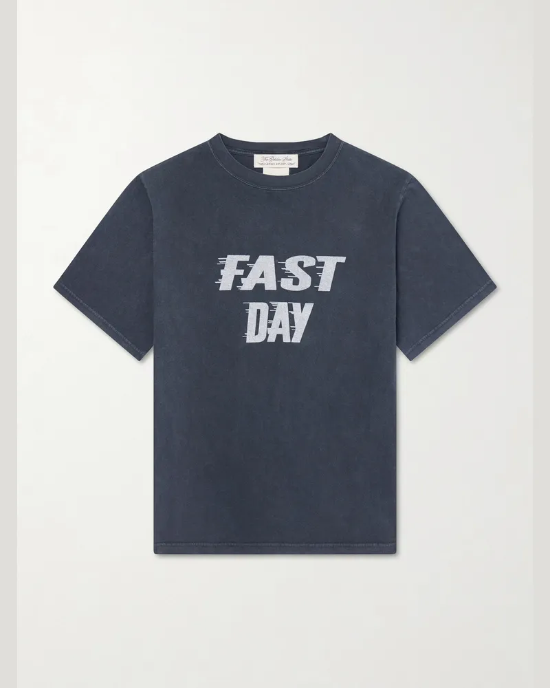 Remi Relief Fast Day Printed Cotton-Jersey T-Shirt Black