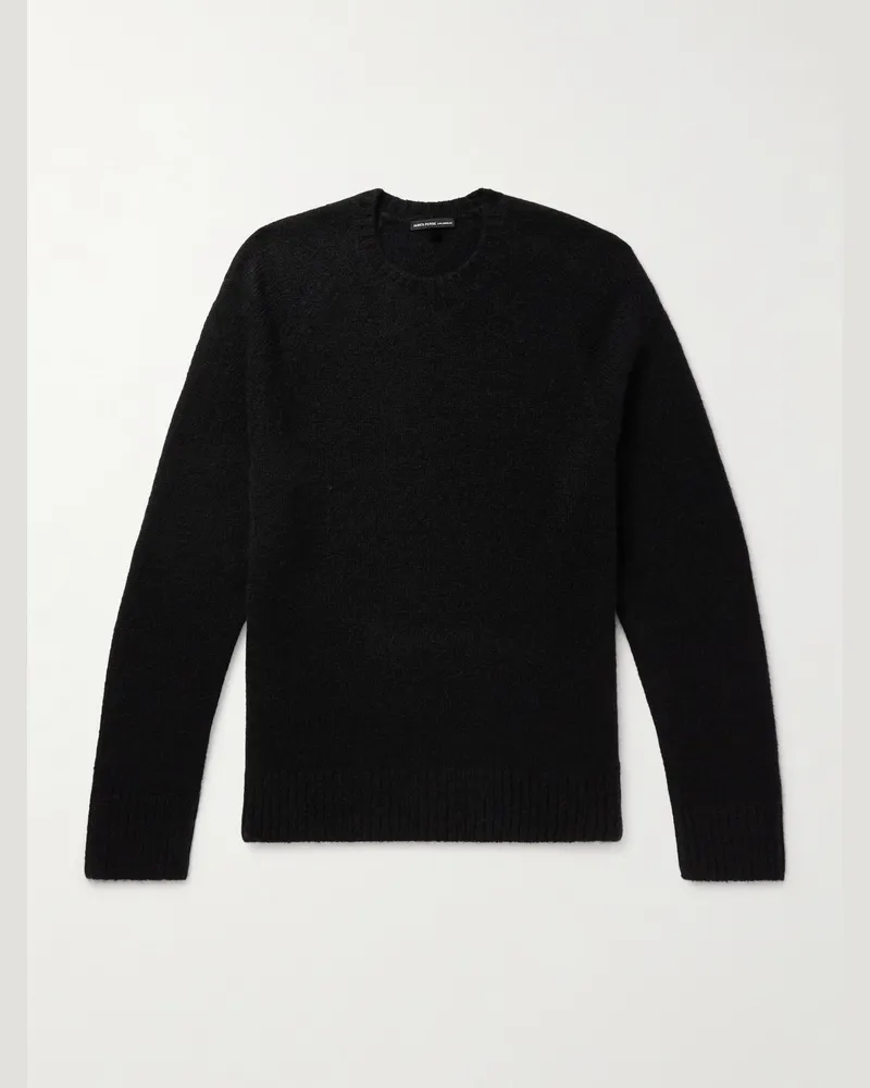 James Perse Pullover aus Kaschmir Schwarz