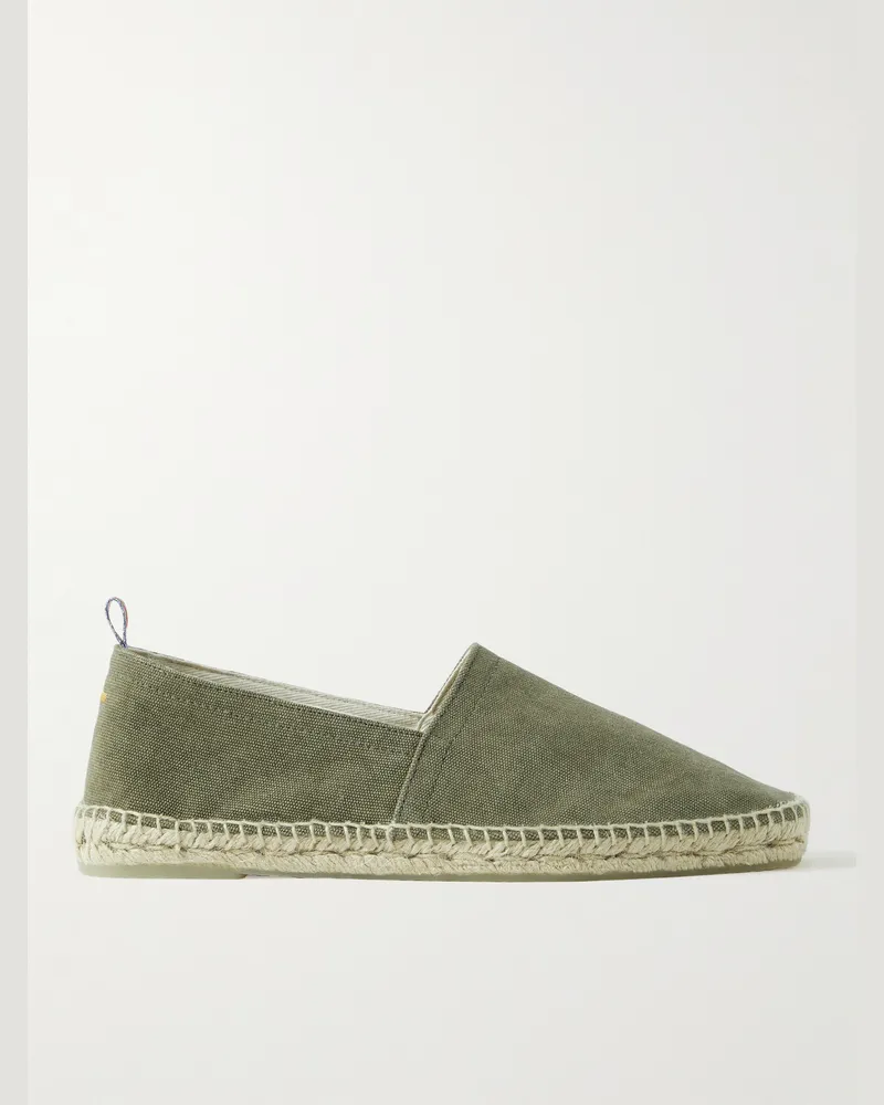 Castañer Pablo Espadrilles aus Canvas Grün