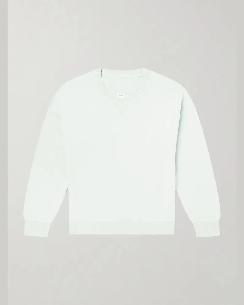 Visvim Jumbo SB Cotton-Jersey Sweatshirt Green