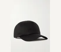 Logo-Embroidered Cotton and Linen-Blend Gabardine Baseball Cap