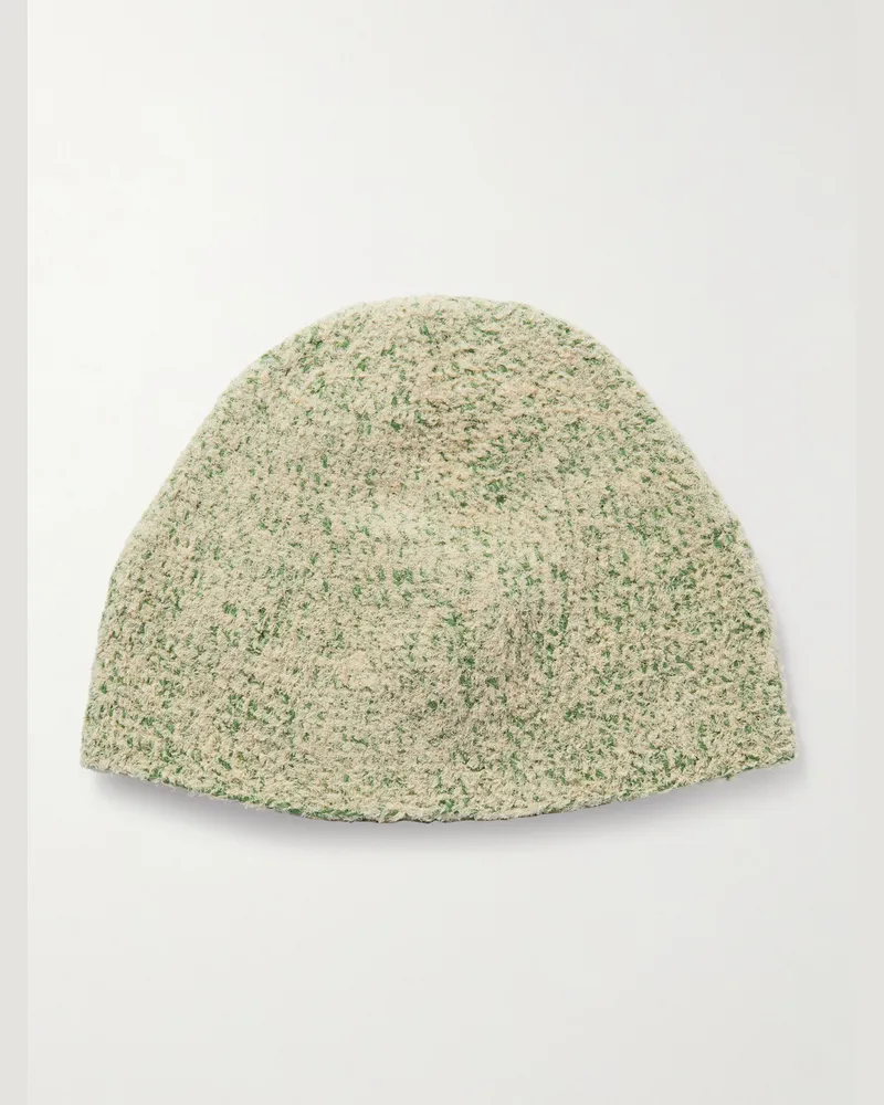 Alanui Beanie aus einer Baumwollmischung Grün