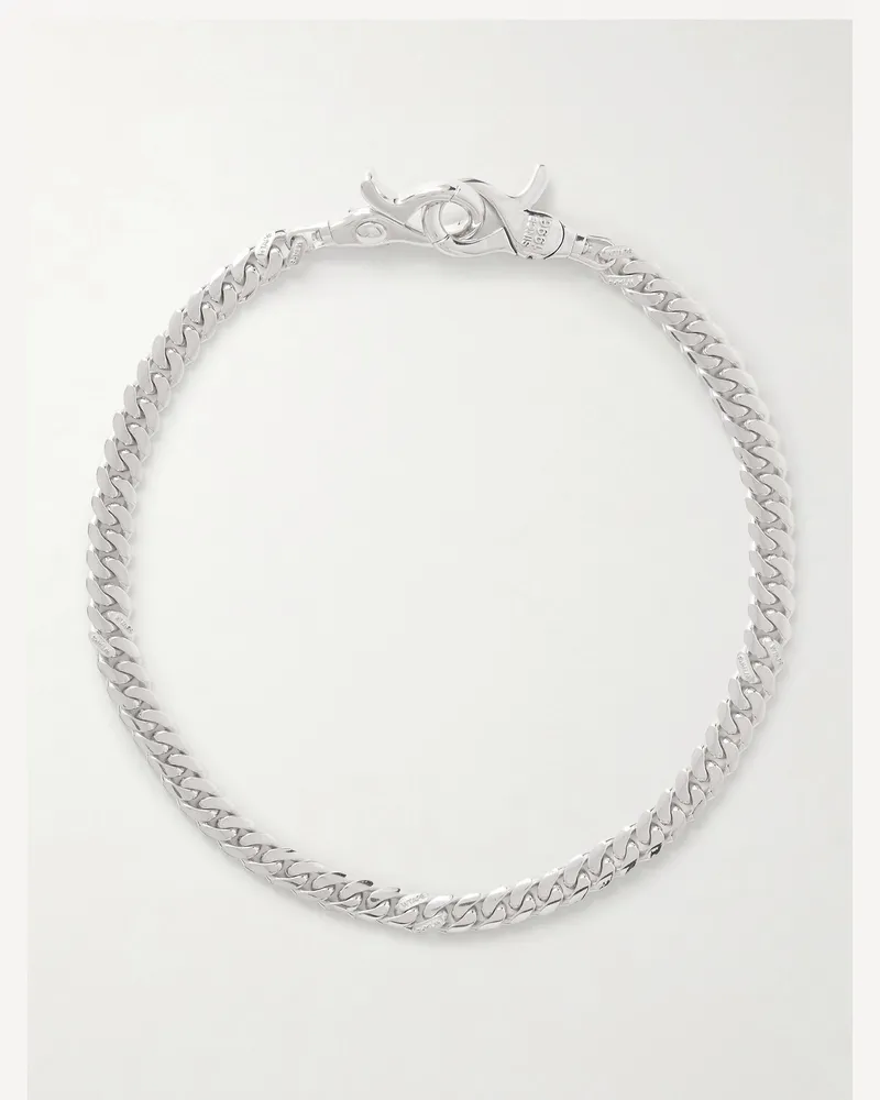 WTAPS GRILLZ JEWELZ Silver Chain Necklace Silver