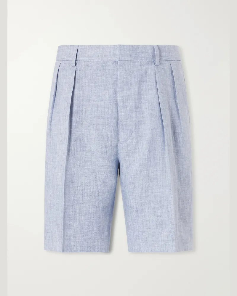 Ralph Lauren Cotton Gabardine Shorts Blue