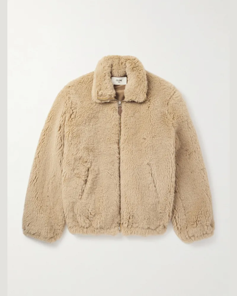 Celine Jacke aus einer Alpakawoll-Baumwollmischung Neutral