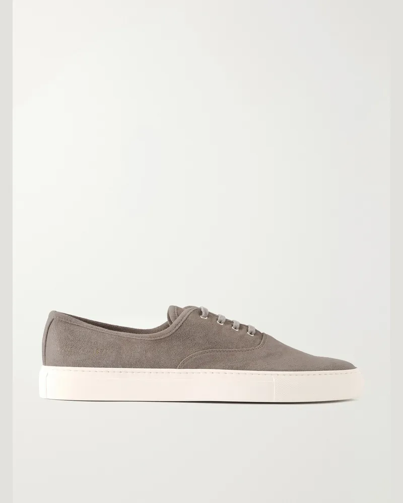 Common Projects Deck Suede Sneakers Gray
