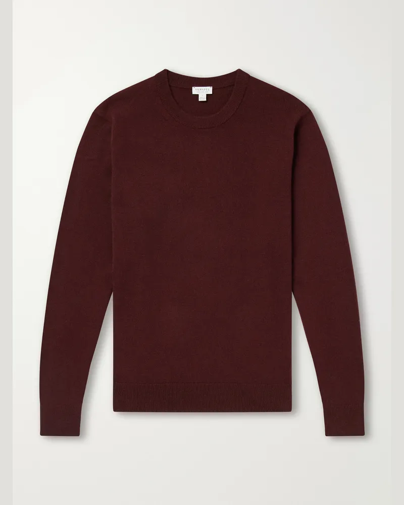 Sunspel Cashmere Sweater Black