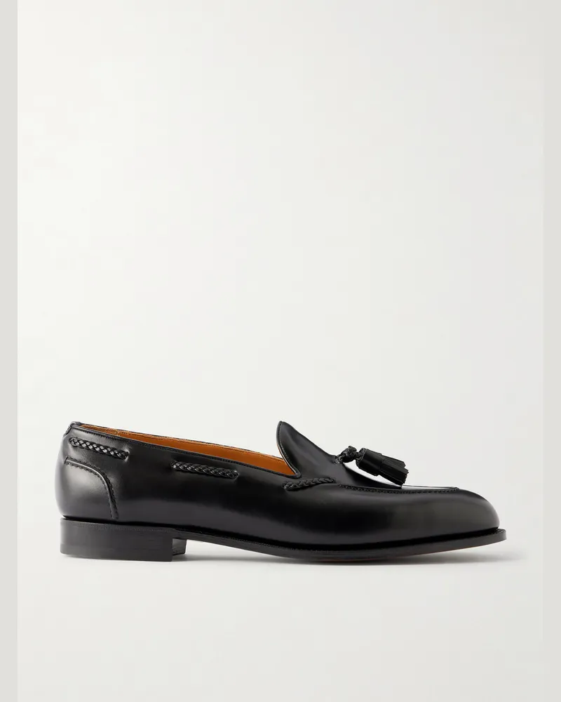 Edward Green Belgravia Leather Loafers Black