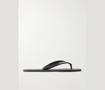 Logo-Embossed Rubber Flip Flops
