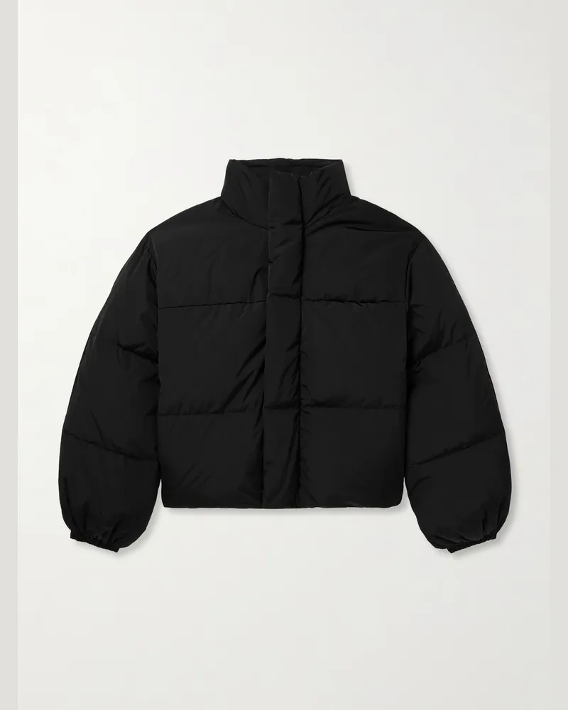 Acne Studios Daunenjacke aus gestepptem Shell Schwarz