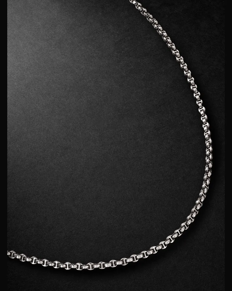 HOORSENBUHS Micro Open-Link™ Sterling Silver Chain Necklace Silver