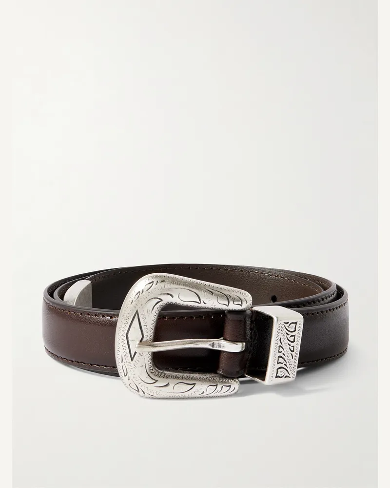 Anderson's Gürtel aus vollnarbigem Leder, 2,5 cm Braun