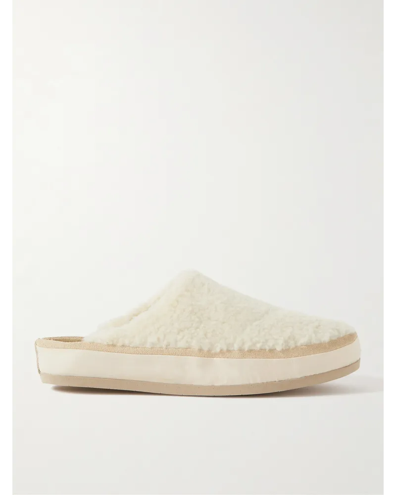 MULO Slippers aus Shearling Neutral