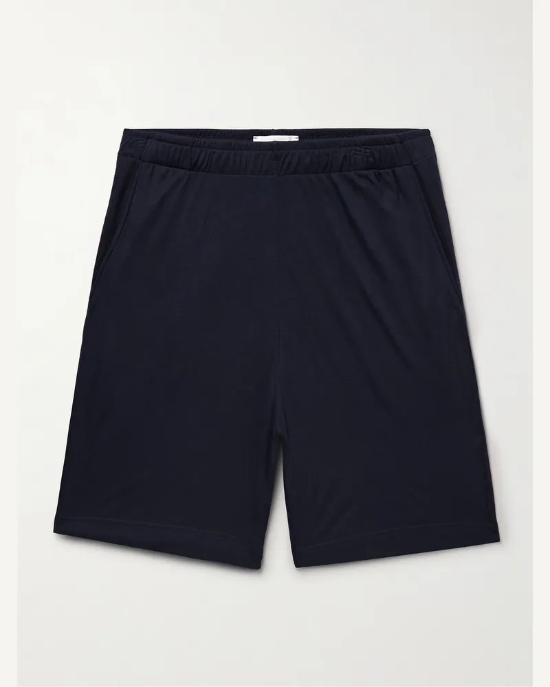 MR P. Modal-Jersey Pyjama Shorts Blue