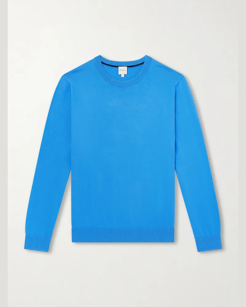 Paul Smith Organic Cotton Sweater Blue