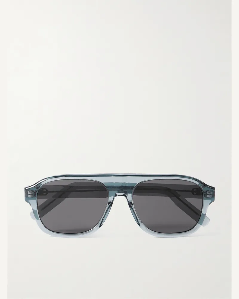 Dior CD Icon A1I Aviator-Style Acetate Sunglasses Blue
