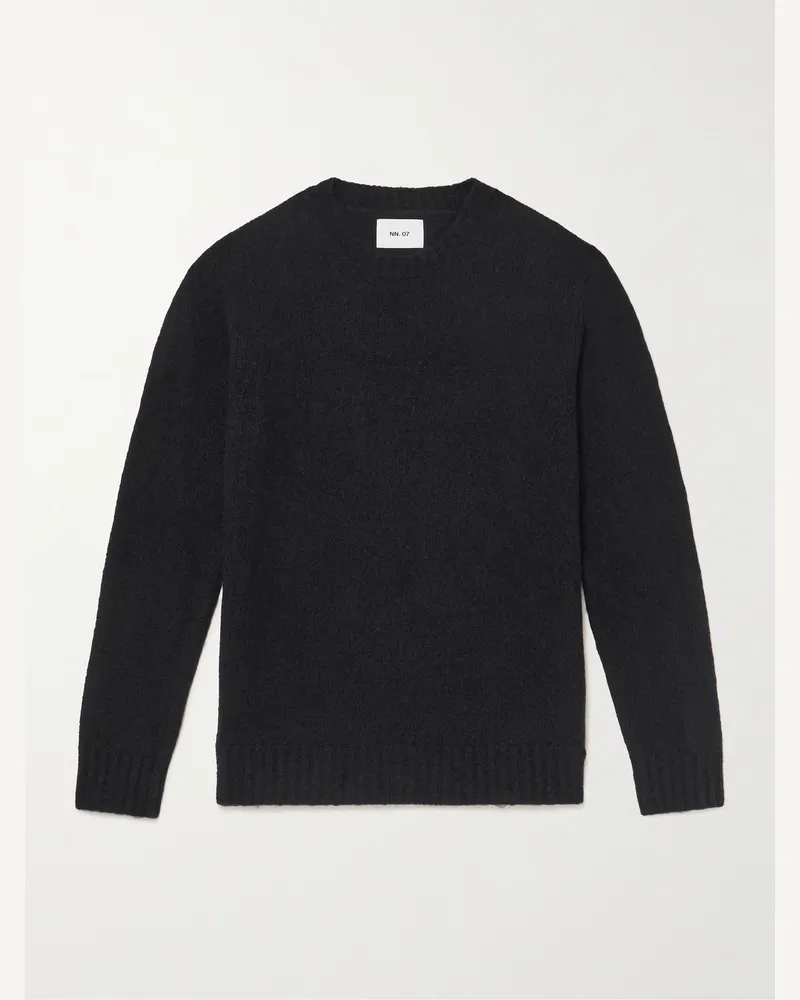 NN 07 Lee 6598 Merino Wool-Blend Sweater Black