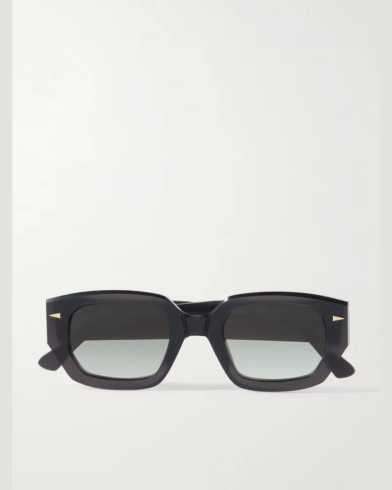 AHLEM Campbell Addy D-Frame Acetate Sunglasses Black