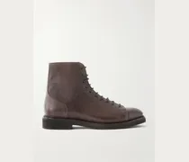 Monkey Full-Grain Leather Boots