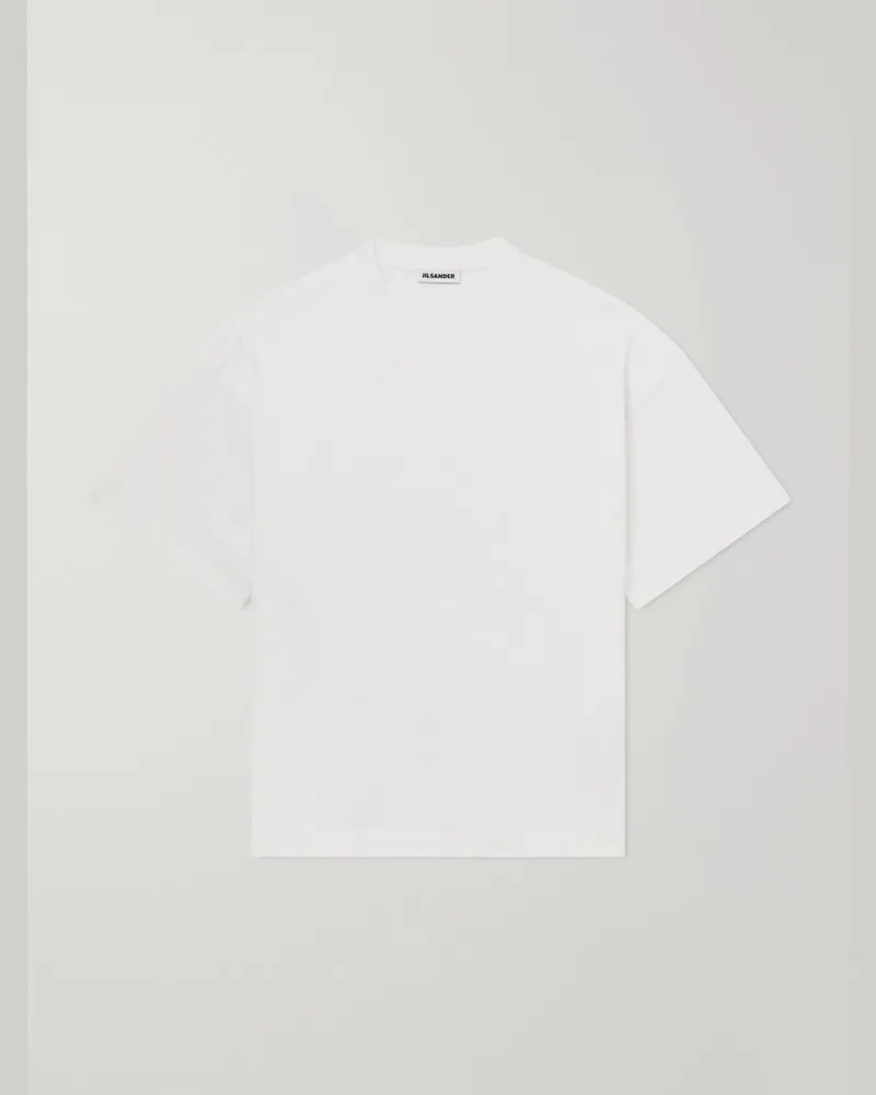 Jil Sander Cotton-Jersey T-Shirt White