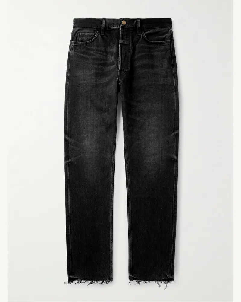 Fear of God Schmal zulaufende Jeans Schwarz