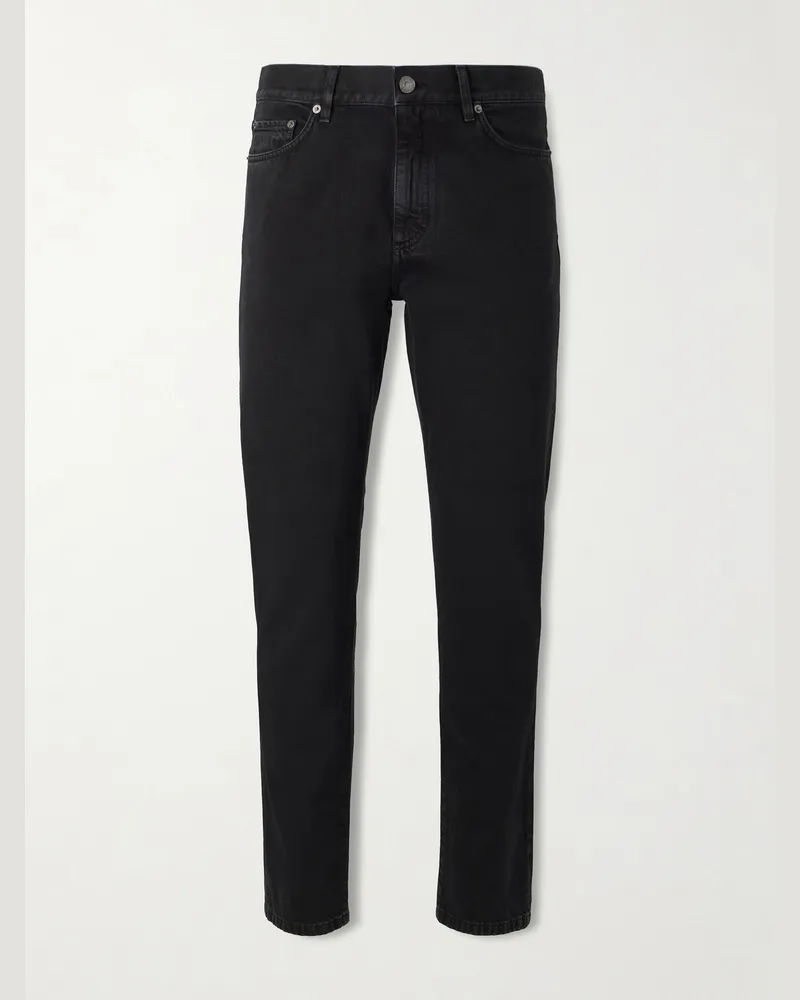 Ermenegildo Zegna Gerade geschnittene Jeans Schwarz