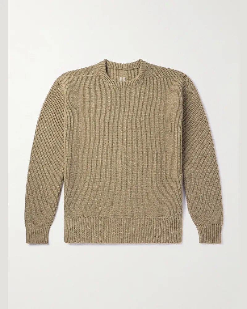 Rick Owens Pullover aus Schurwolle Braun