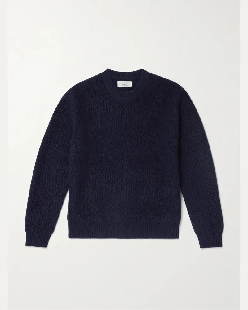 MR P. Cashmere Sweater Blue