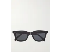 Sonnenbrille aus Azetat mit eckigem Rahmen