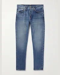 Nudie Jeans Steady Eddie II schmal geschnittene Jeans Blau