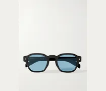 Round-Frame Acetate Sunglasses