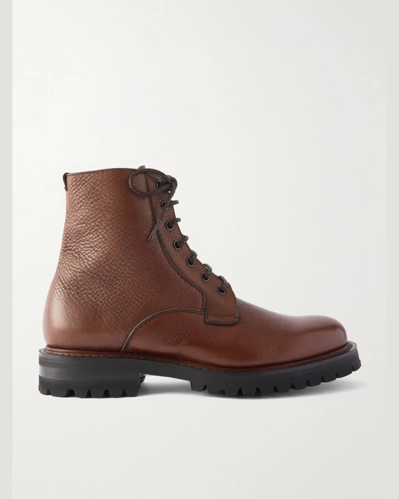 Church's Coalport 2 Derby-Schnürstiefel aus vollnarbigem Leder Braun