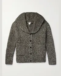 Bottega Veneta Cardigan aus einer Alpakawollmischung Grau