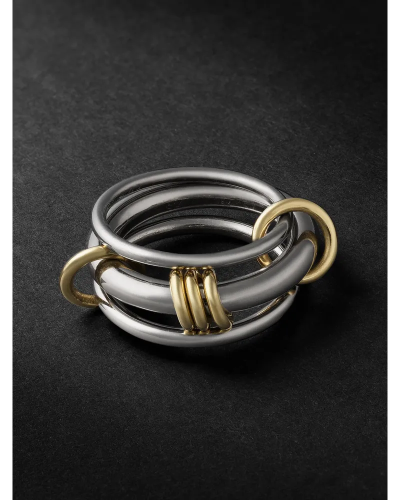 Spinelli Kilcollin Gemini Ring aus Gold Silber